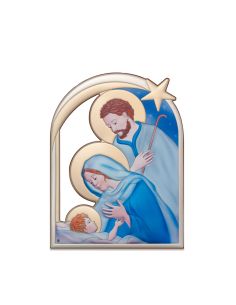 Nacimiento Cuadro Aluminio Pvd Color 16,3X21,6Cm Oval Misterio
