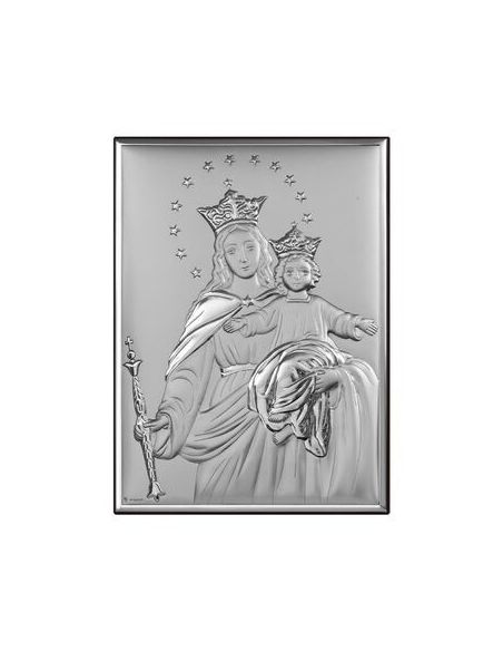 Cuadro Madera Plata 19X26Cm Maria Auxiliadora 2891