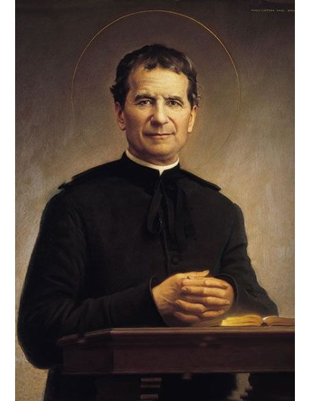Estampa Postal Don Bosco (Caffaro Rore) (Medio Cuerpo) 10,5X15