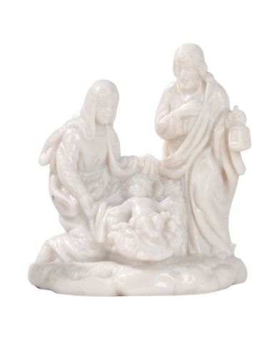 Nacimiento Una Pieza 6Cm Blanca Pvc