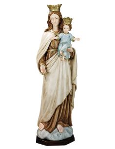 Virgen Del Carmen  110Cm Resina Marmol