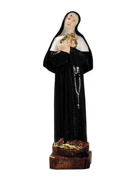 Santa Rita 20Cm Resina Marmol