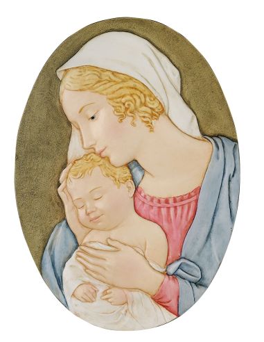 Placa Oval Maternidad 26X19Cm Resina Marmol