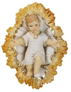Niño Con Cuna 8Cm Pvc