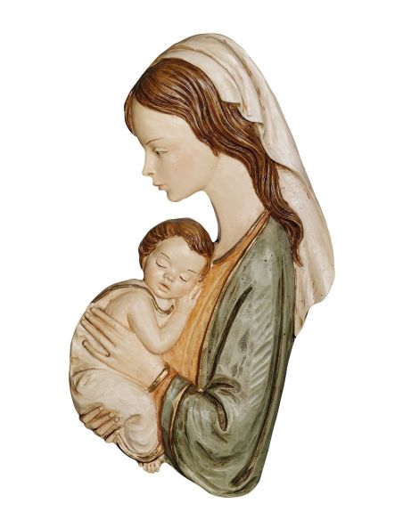 Placa Busto Maternidad 26X12 Resina Marmol