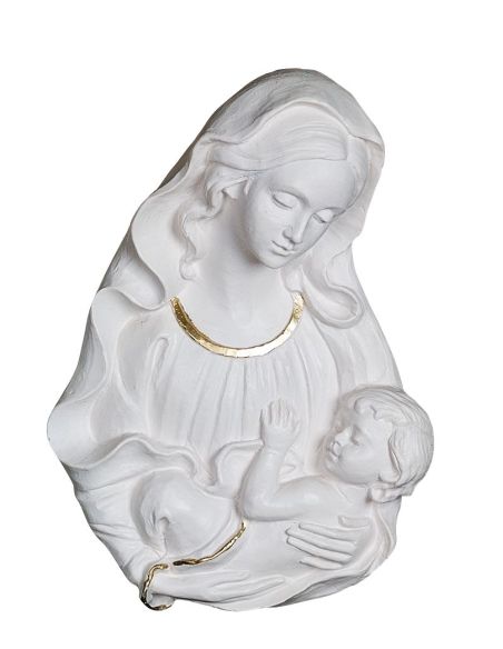 Placa Maternidad 14X10 Resina Marmol Blanca