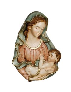 Placa Busto Maternidad 14X10Cm Resina Marmol
