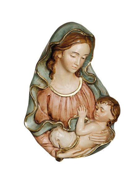 Placa Busto Maternidad 14X10Cm Resina Marmol