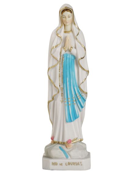 Virgen De Lourdes 30 Cm. Pvc