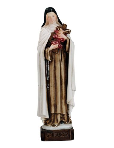Santa Teresita 15Cm Resina Marmol