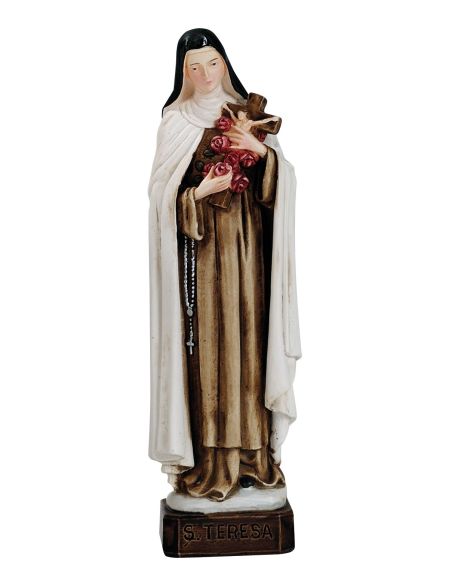 Santa Teresita 15Cm Resina Marmol