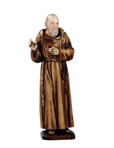 Padre Pio 15Cm Resina Marmol