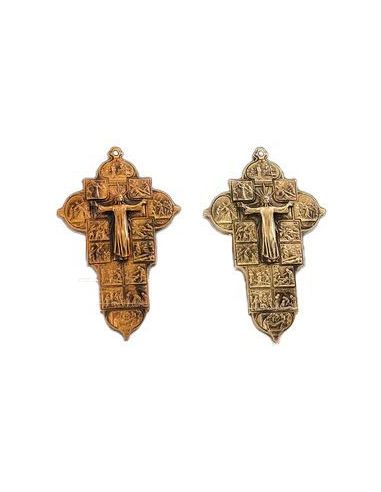 Placa Viacrucis 17X10,5Cm  Resina Marmol