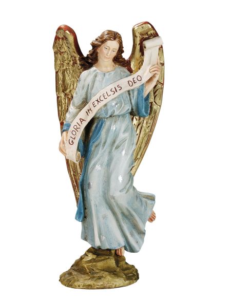Angel Gloria Nacto. 30Cm Resina Marmol