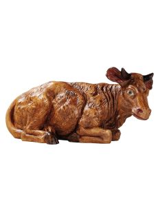 Buey  Para Nacimiento 30Cm Resina Marmol