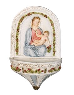 Benditera 113 18X11Cm Maternidad Resina Marmol