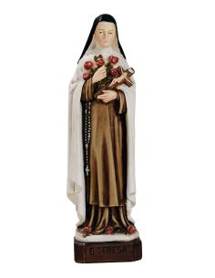 Santa Teresita 18Cm Resina Marmol