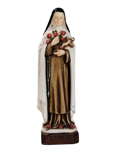 Santa Teresita 18Cm Resina Marmol