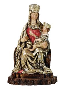 Virgen Del Castelmonte 28Cm Resina Marmol