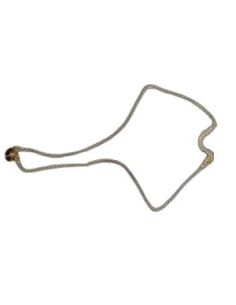 Gargantilla Plata Dorada Ley Cruz 10Mm C/Caja