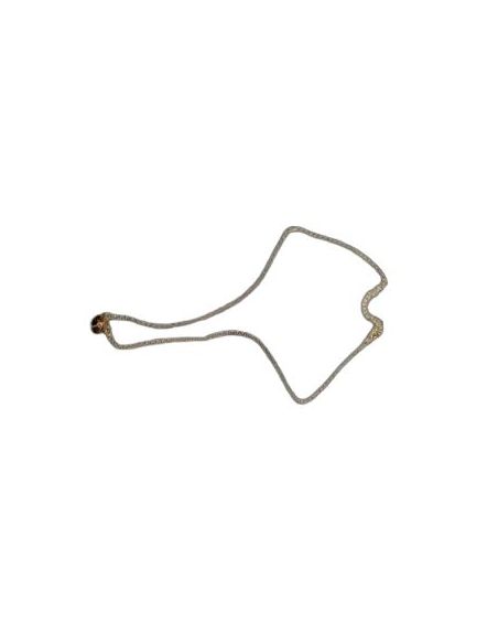 Gargantilla Plata Dorada Ley Cruz 10Mm C/Caja