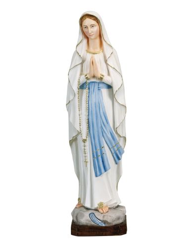 Lourdes 60Cm Resina Marmol