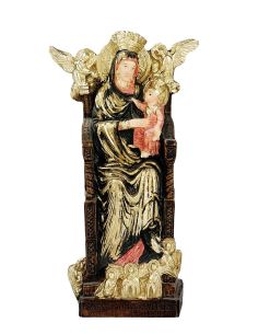 Trono Montevergine Cm 14 Resina Marmol