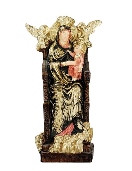 Trono Montevergine Cm 14 Resina Marmol