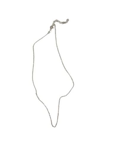 Cadena plata de ley 40cm