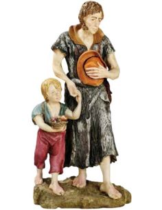 Pastor Con Niño Para Nacimiento 50Cm