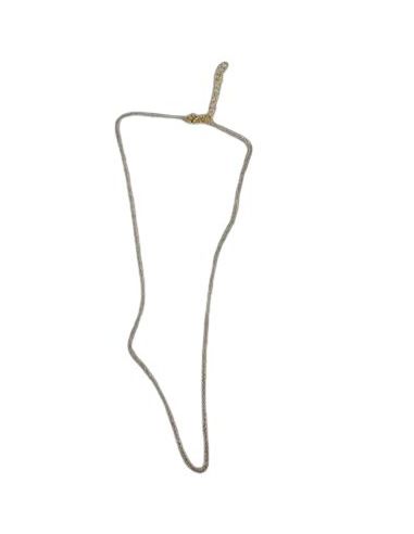Cadena Dorada Plata De Ley 40Cm + Alargador