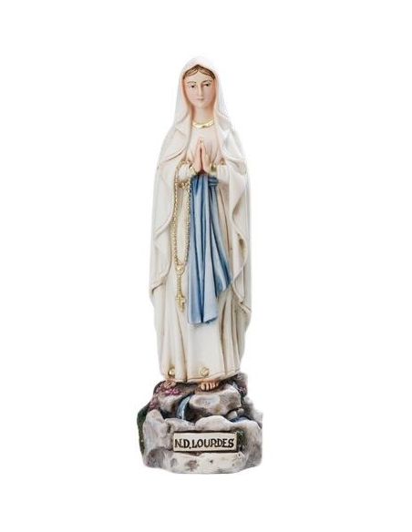 Virgen De Lourdes Color 15 Cm