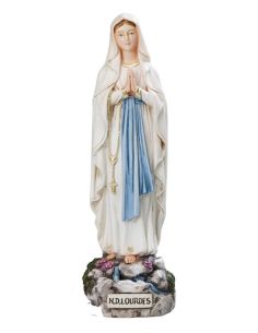 Virgen De Lourdes Color 20 Cm