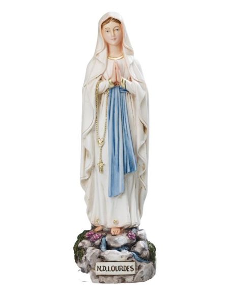 Virgen De Lourdes Color 20 Cm