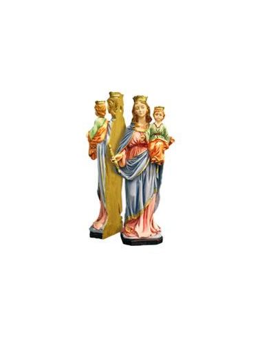 Placa Estatua Maria Auxiliadora Color 20 Cm