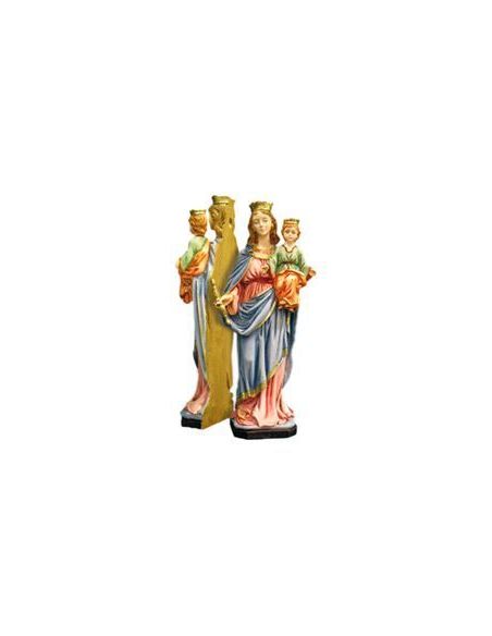 Placa Estatua Maria Auxiliadora Color 20 Cm