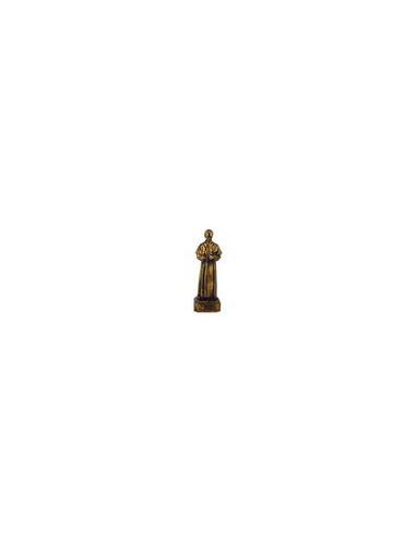 Estatua Don Bosco Resina 12 Cm Dorado