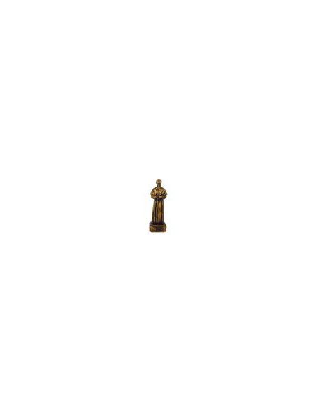 Estatua Don Bosco Resina 12 Cm Dorado