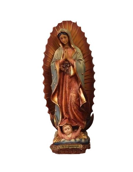 Nuestra Señora De Guadalupe 15 Cm Resina  (96)