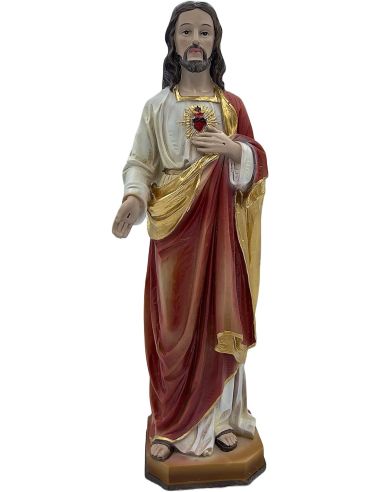 Sagrado Corazon 20 Cm Resina (36) Pb6834