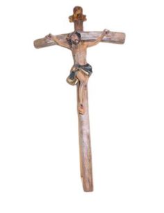 Crucifijo Resina-Madera Mediano 35Cm (24)