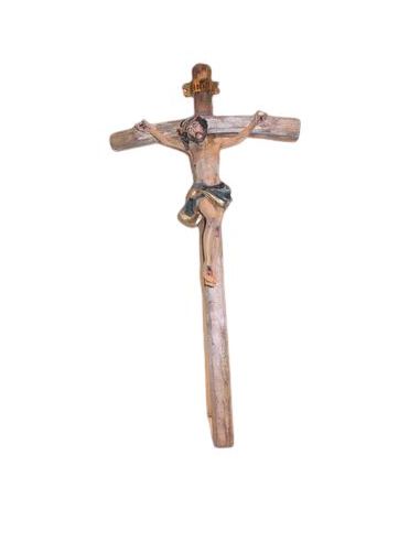 Crucifijo Resina-Madera Mediano 35Cm (24)