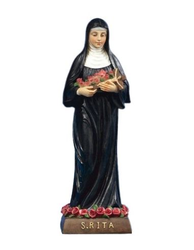 Santa Rita 20 Cm Resina (36) Pb8936