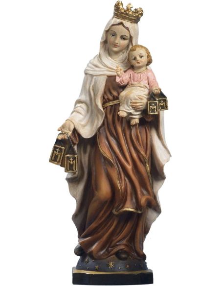 Virgen Del Carmen 32 Cm. Resina Pb9617 (8)