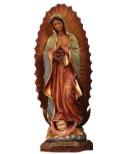 Virgen Guadalupe 23 Cm. Resina Pb0019 (24)