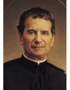 Estampa Postal Don Bosco Primer Plano (Caffaro Rore) 10,5X15