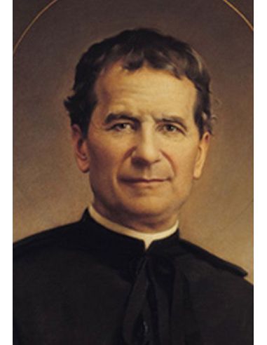 Estampa Postal Don Bosco Primer Plano (Caffaro Rore) 10,5X15
