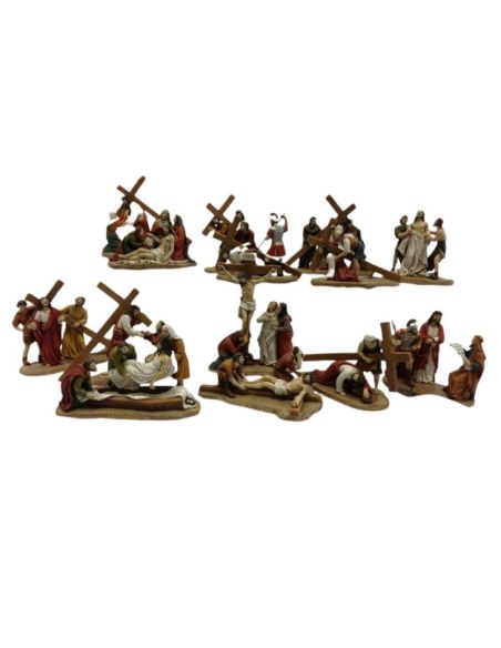 Imagenes Via Crucis 16Cm Resina Pb11571 (2)