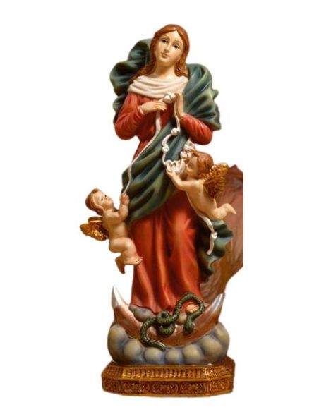Virgen Desatanudos 22,5Cm Resina Pb10799 (24)