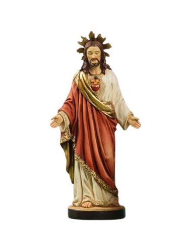 Sagrado Corazon 21 Cm Resina Pb10147 (24)